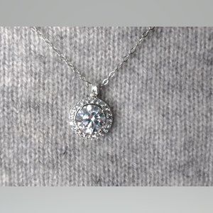 Sterling Silver CZ Nadri Necklace